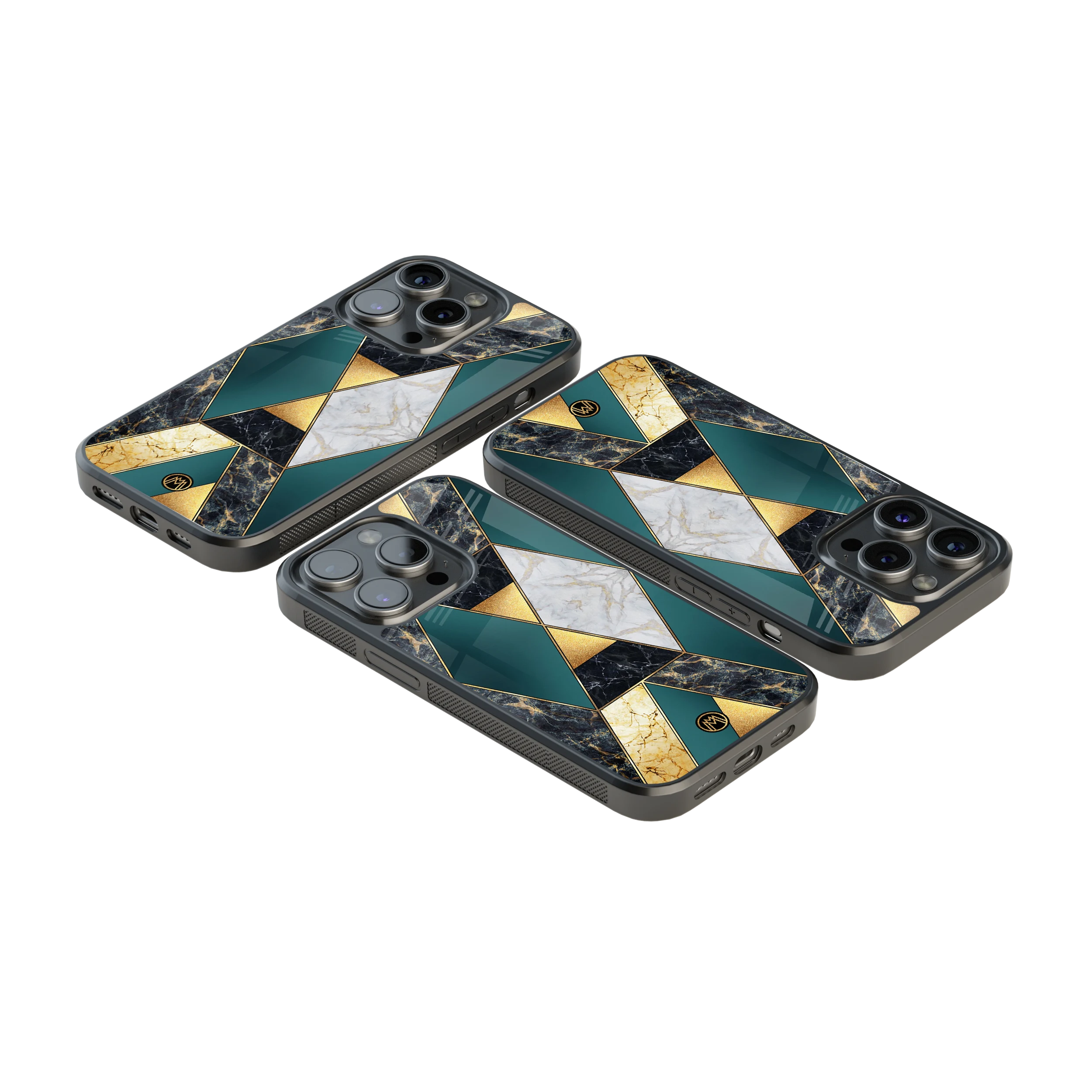 Luxury Glass Back Mobile Cover for iPhone, Samsung Galaxy, OnePlus, Pixel, Redmi & More