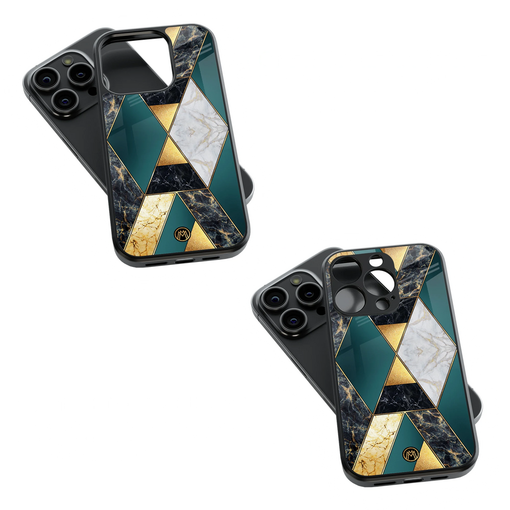 Trendy Glass Back Mobile Case for iPhone, Samsung, Redmi, OnePlus, Google Pixel, Motorola