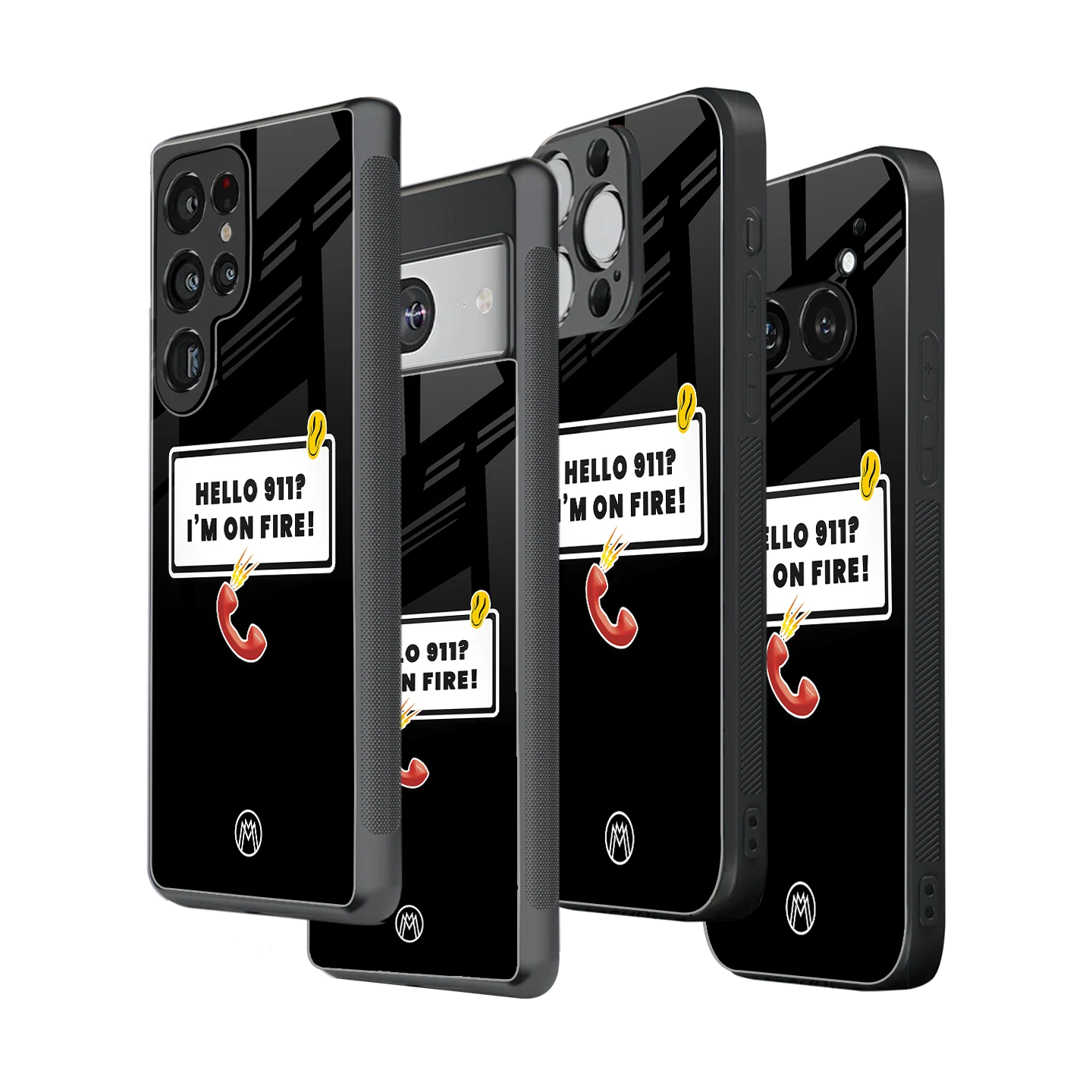 Stylish Glass Back Case for All Smartphones iPhone, Samsung, OnePlus, Pixel, Redmi, Oppo, Vivo, Motorola
