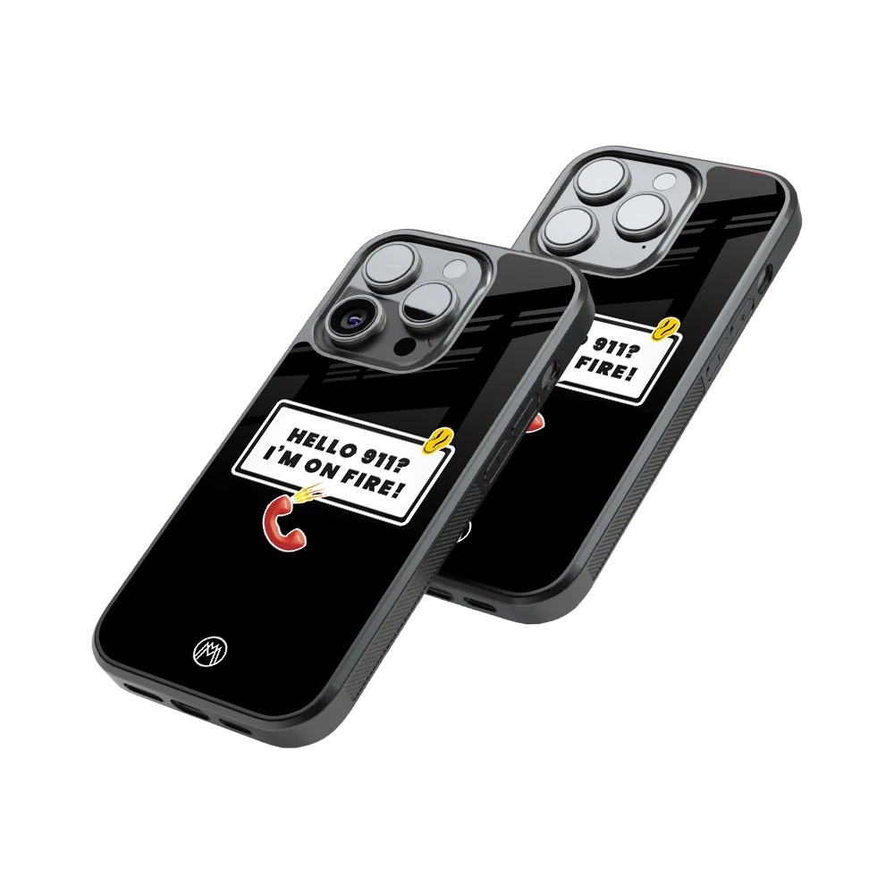 Protective Glass Back Phone Case Compatible with iPhone, Samsung, OnePlus, Pixel & More