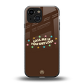 call me back phone cover | glass case for iphone 13 mini