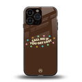 call me back phone cover | glass case for iphone 15 pro max