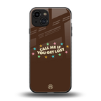 call me back phone cover | glass case for iphone 15