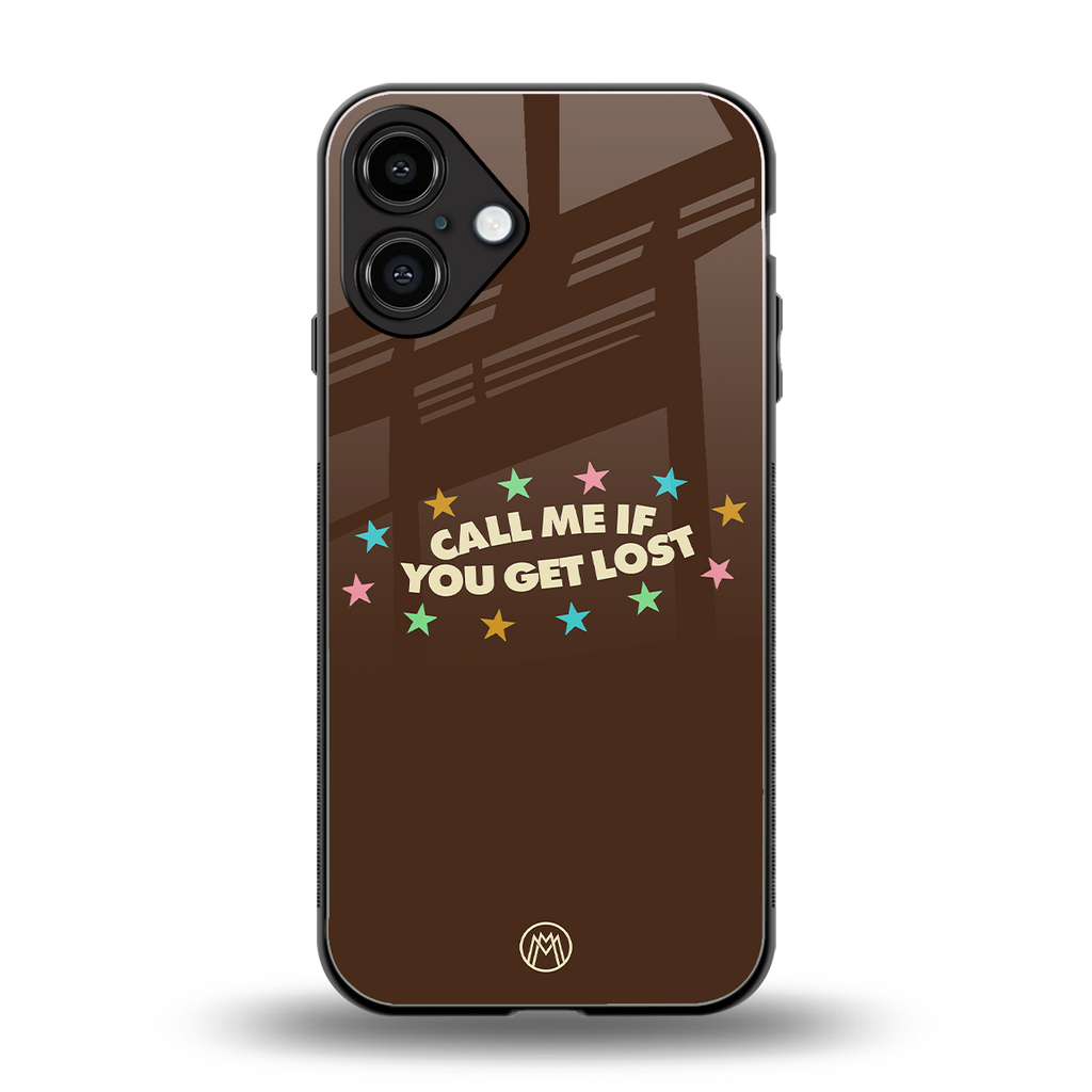 call me back phone cover | glass case for iphone 16 plus