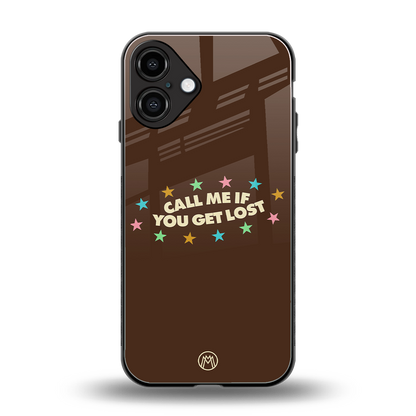 call me back phone cover | glass case for iphone 16 plus