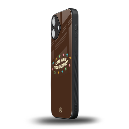 call me back phone cover | glass case for iphone 16 plus