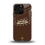 call me back phone cover | glass case for iphone 16 pro