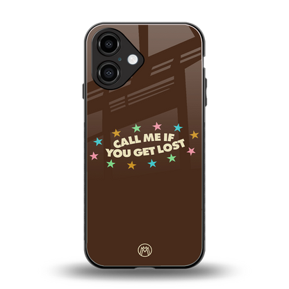call me back phone cover | glass case for iphone 16