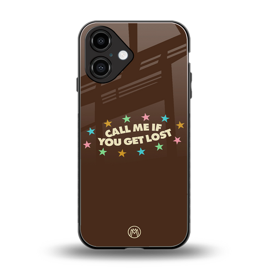 call me back phone cover | glass case for iphone 16