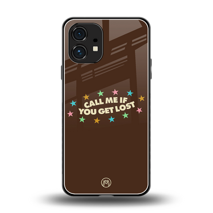 call me back phone cover | glass case for nothing phone 1
