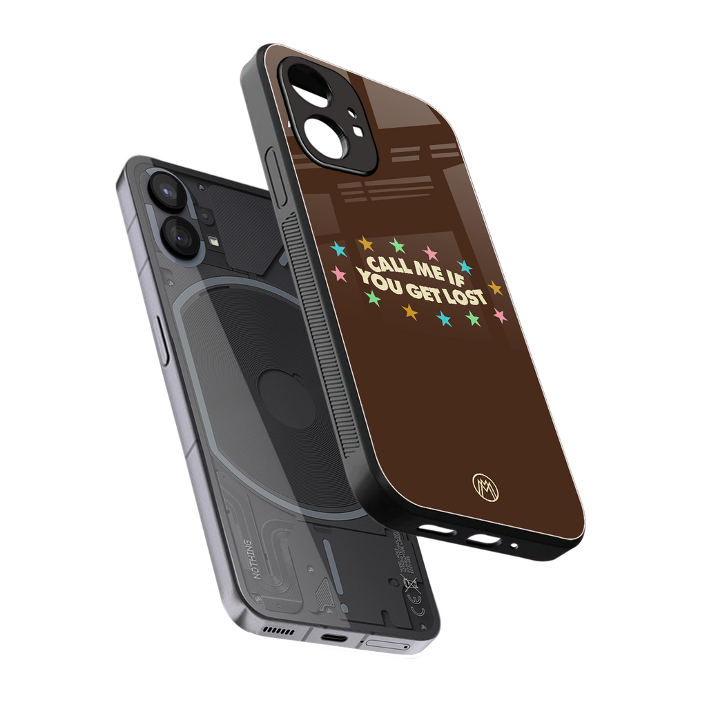call me back phone cover | glass case for nothing phone 1