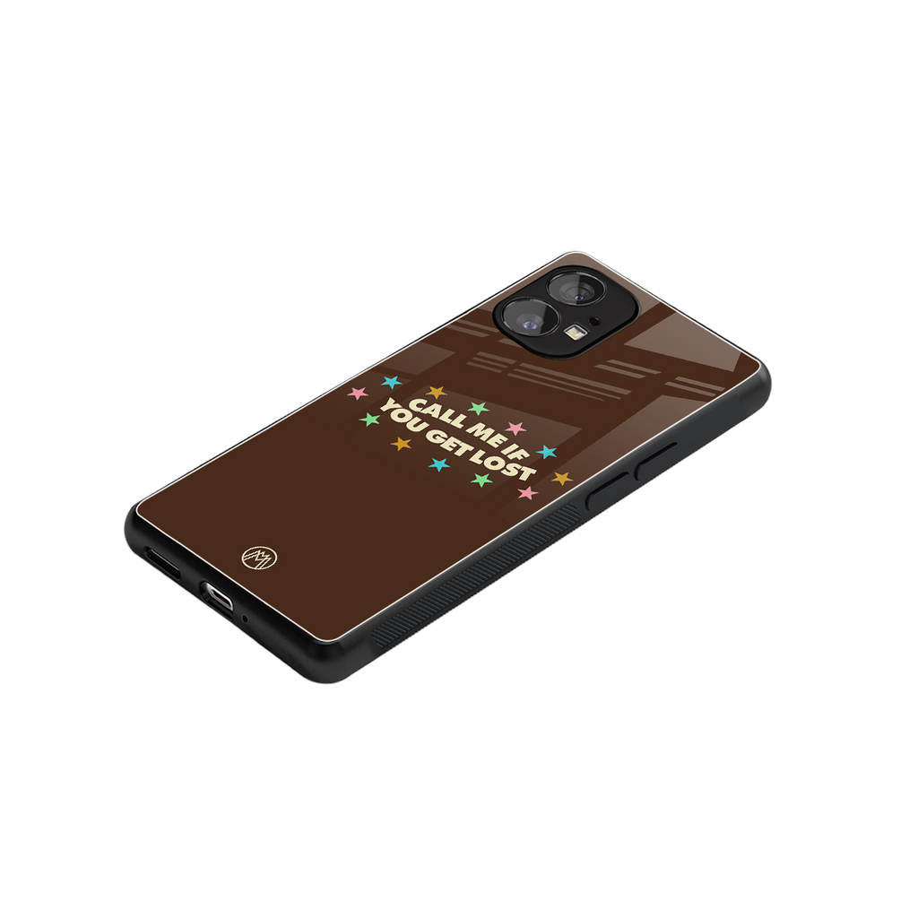 call me back phone cover | glass case for nothing phone 1