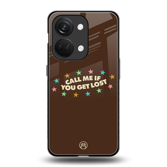call me back phone cover | glass case for oneplus nord 3