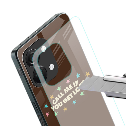 call me back phone cover | glass case for oneplus nord 3