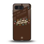 call me back phone cover | glass case for oneplus nord 4