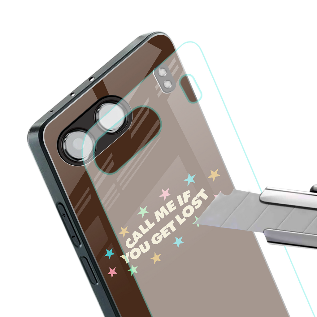 call me back phone cover | glass case for oneplus nord 4