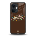 call me back phone cover | glass case for oneplus nord ce 3