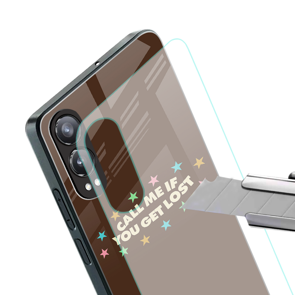 call me back phone cover | glass case for oneplus nord ce 4 lite