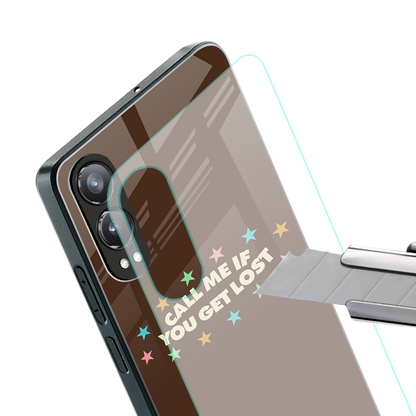 call me back phone cover | glass case for oneplus nord ce 4 lite