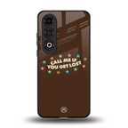 call me back phone cover | glass case for oneplus nord ce 4