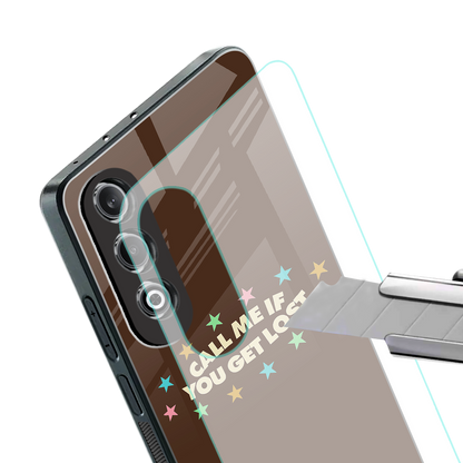 call me back phone cover | glass case for oneplus nord ce 4