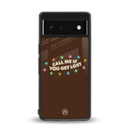 call me back phone cover | glass case for google pixel 6