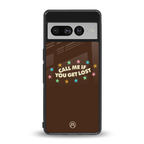 call me back phone cover | glass case for google pixel 7 pro