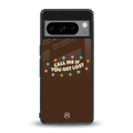 call me back phone cover | glass case for google pixel 8 pro