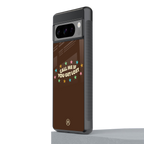 call me back phone cover | glass case for google pixel 8 pro