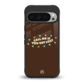 call me back phone cover | glass case for google pixel 9 pro