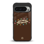 call me back phone cover | glass case for google pixel 9 pro