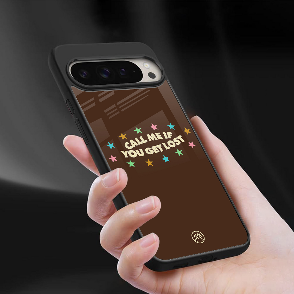 call me back phone cover | glass case for google pixel 9 pro