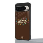 call me back phone cover | glass case for google pixel 9 pro xl