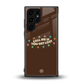 call me back phone cover | glass case for samsung galaxy s23 ultra