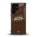 call me back phone cover | glass case for samsung galaxy s23 ultra