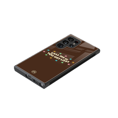 call me back phone cover | glass case for samsung galaxy s23 ultra