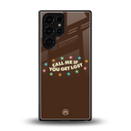 call me back phone cover | glass case for samsung galaxy s25 ultra