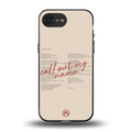 call out my name back phone cover | glass case for iphone 16e