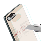 call out my name back phone cover | glass case for iphone 16e