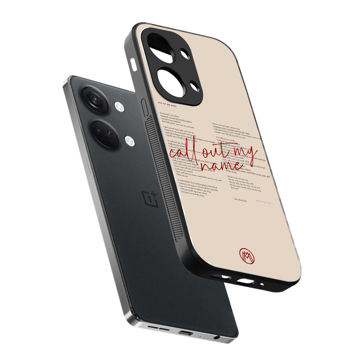 call out my name back phone cover | glass case for oneplus nord 3