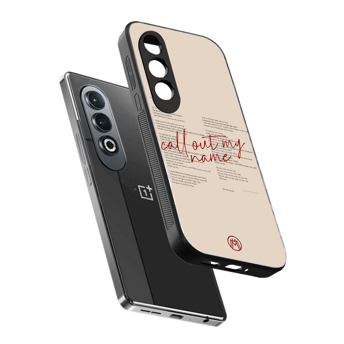 call out my name back phone cover | glass case for oneplus nord ce 4
