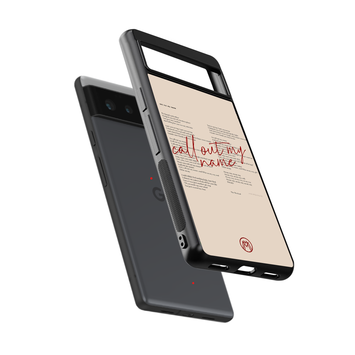 call out my name back phone cover | glass case for google pixel 6
