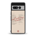 call out my name back phone cover | glass case for google pixel 7 pro