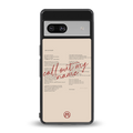 call out my name back phone cover | glass case for Google Pixel 7