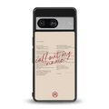 call out my name back phone cover | glass case for Google Pixel 8