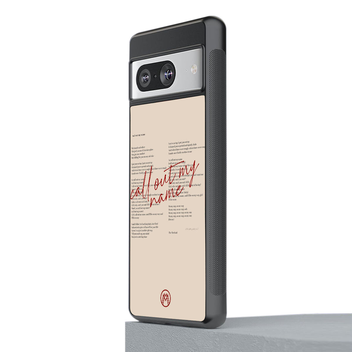 call out my name back phone cover | glass case for Google Pixel 8