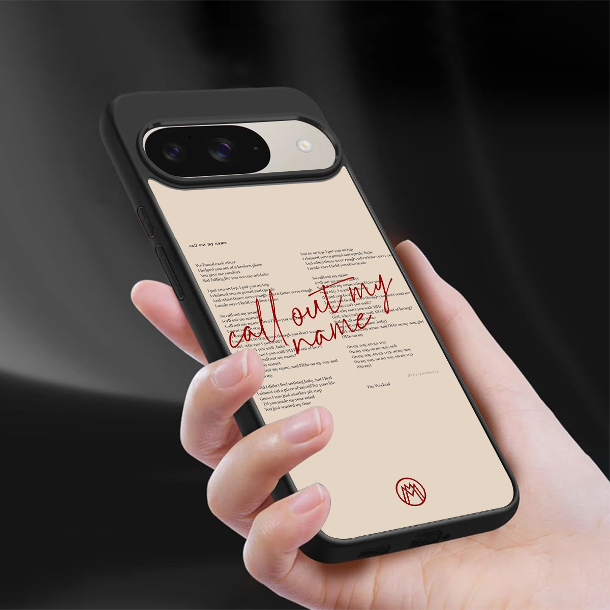 call out my name back phone cover | glass case for google pixel 9