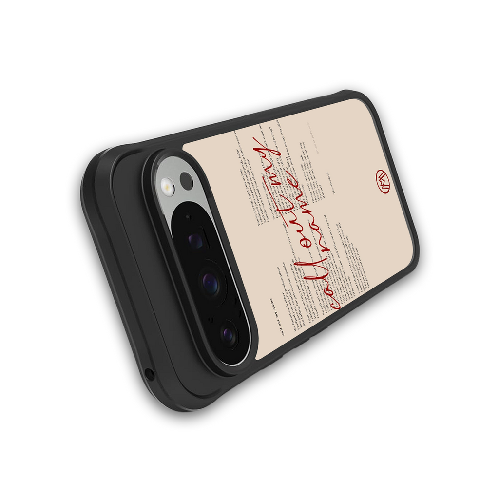 call out my name back phone cover | glass case for google pixel 9 pro