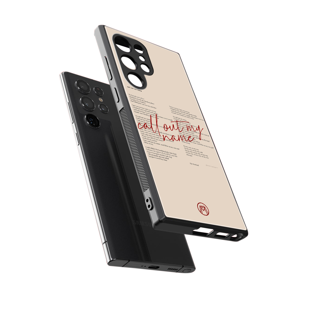 call out my name back phone cover | glass case for samsung galaxy s24 ultra