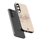 call out my name back phone cover | glass case for samsung galaxy s24